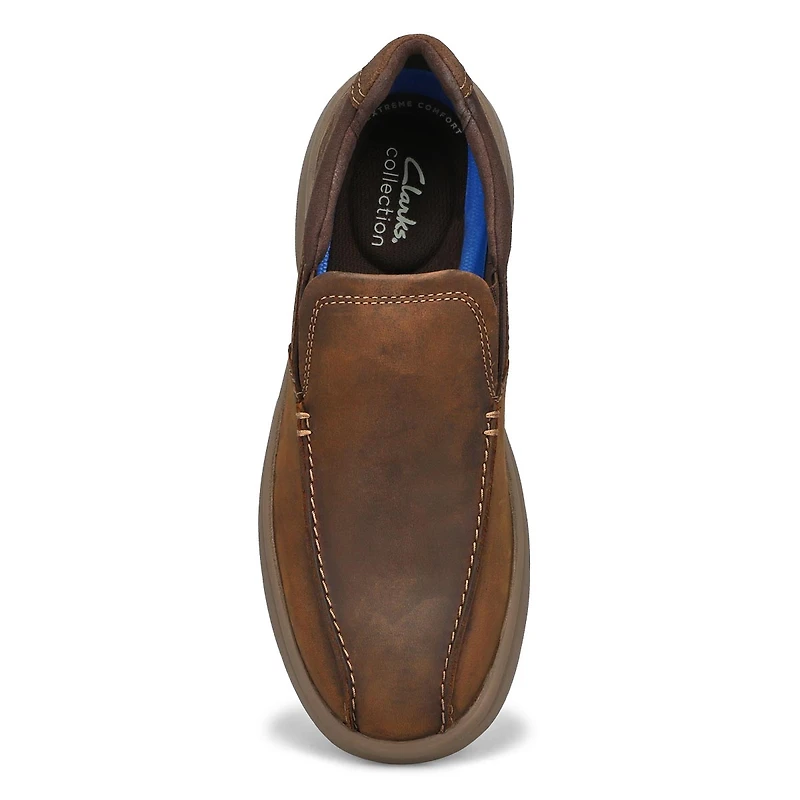Men's Bradley Step Casual Slip On Loafer - Black