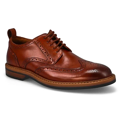 Richelieu habillé en cuir ALDWIN LIMIT, havane, ho