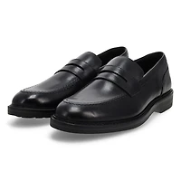 Men's Aldwin Step Leather Slip On Dress Shoe - Bla
