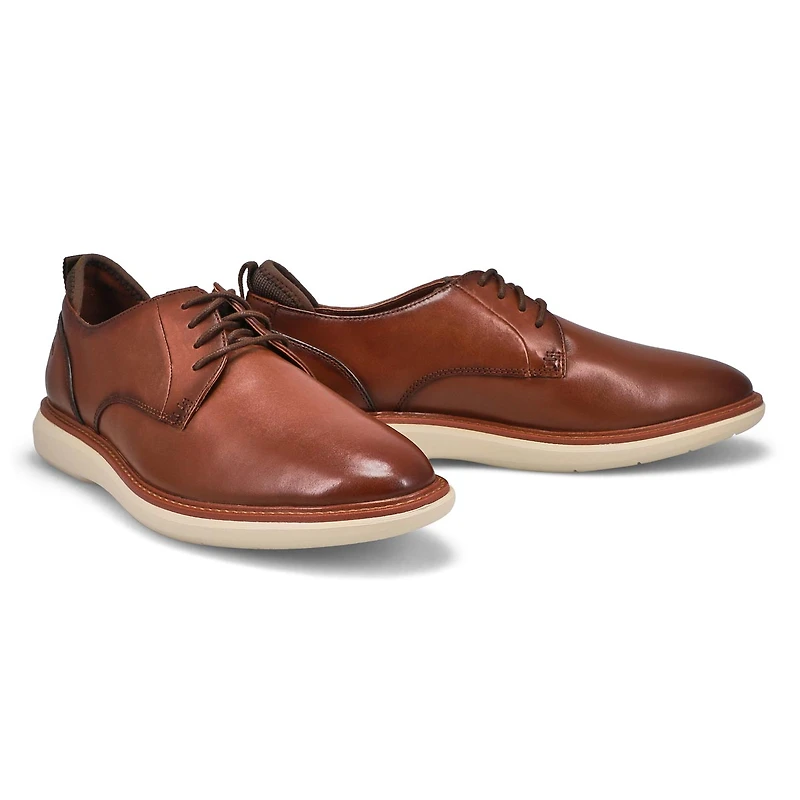 Men's Brantin Plain Wide Lace Up Oxford - Black