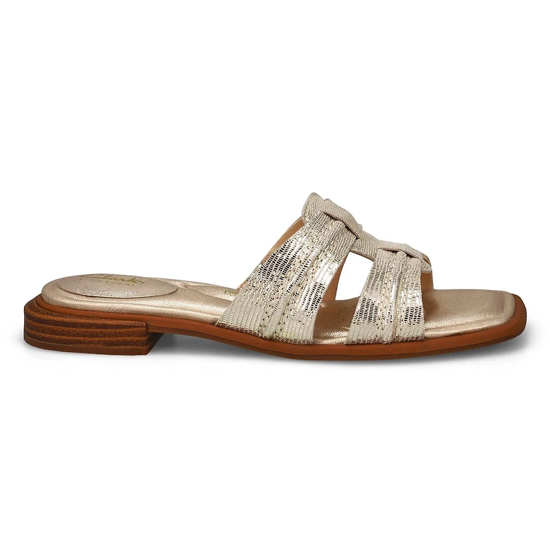 Sandale à enfiler en cuir ARIANY MULE, noir, femme