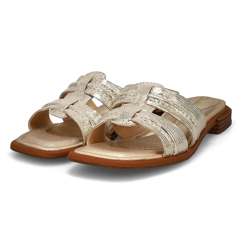 Sandale à enfiler en cuir ARIANY MULE, noir, femme