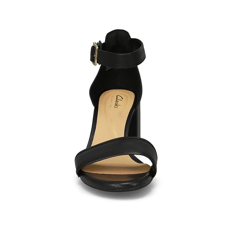 Women's Ezoria Mae Leather Heeled Sandal - Black