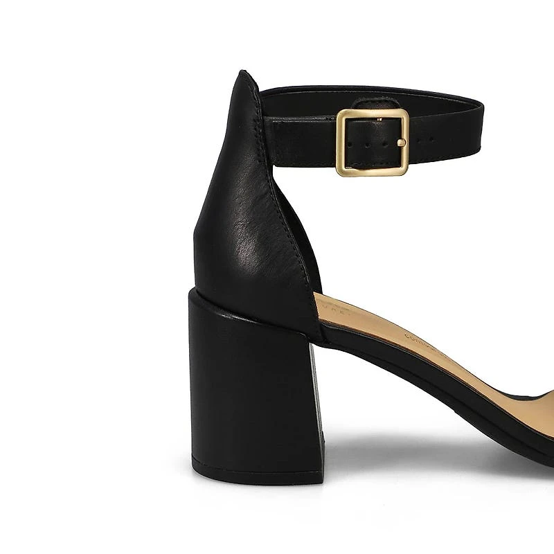 Women's Ezoria Mae Leather Heeled Sandal - Black