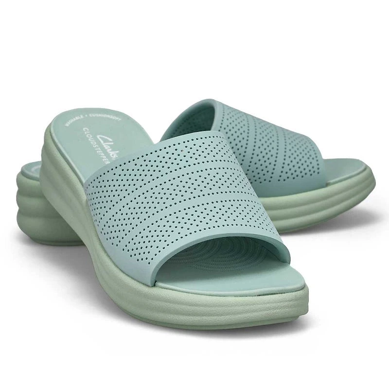 Women's Drift Twist Platform Slide Wide Sandal