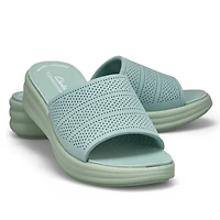 Women's Drift Twist Platform Slide Wide Sandal