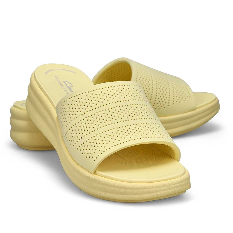 Women's Drift Twist Platform Slide Wide Sandal