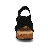 Women's  Nerisa West Casual Wedge Sandal - Black