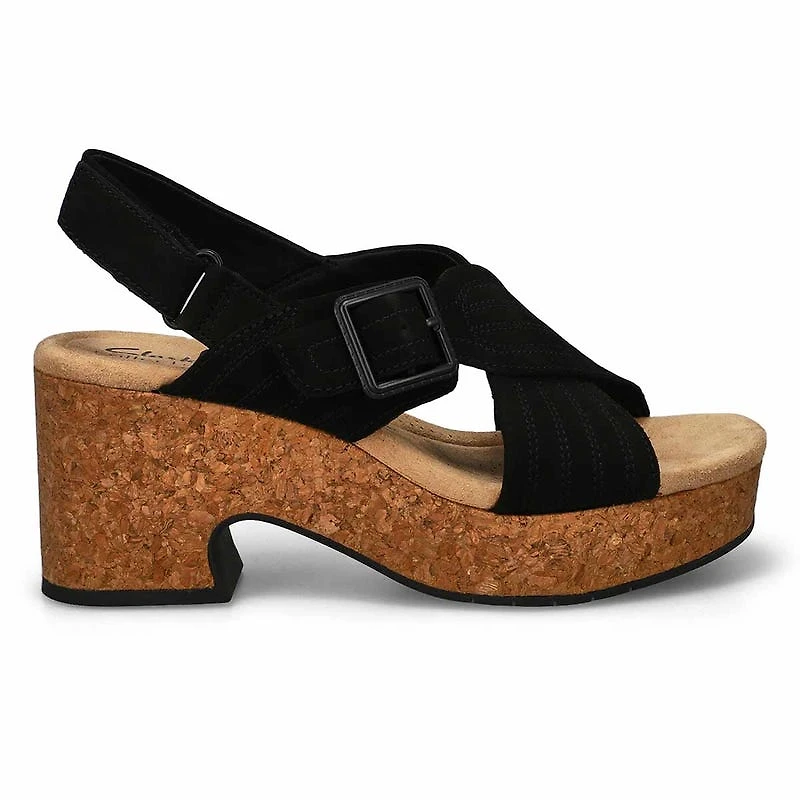 Women's Nerisa West Casual Wedge Sandal - Black