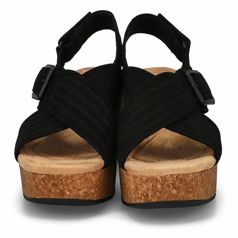 Women's Nerisa West Casual Wedge Sandal - Black