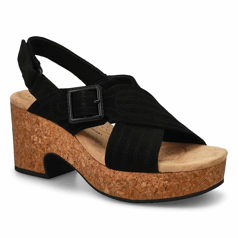 Women's Nerisa West Casual Wedge Sandal - Black