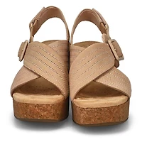 Women's  Nerisa West Casual Wedge Sandal - Black
