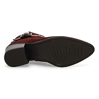 Women's Morzine Buckle Ankle Boot - Merlot