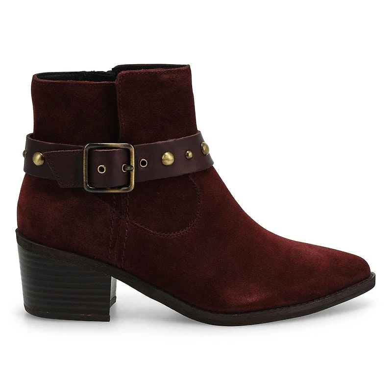 Women's Morzine Buckle Ankle Boot - Merlot