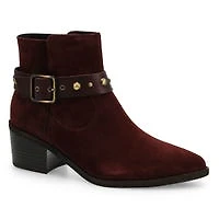 Bottine à boucle MORZINE BUCKLE, merlot, femmes