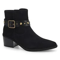 Women's Morzine Buckle Ankle Boot - Merlot
