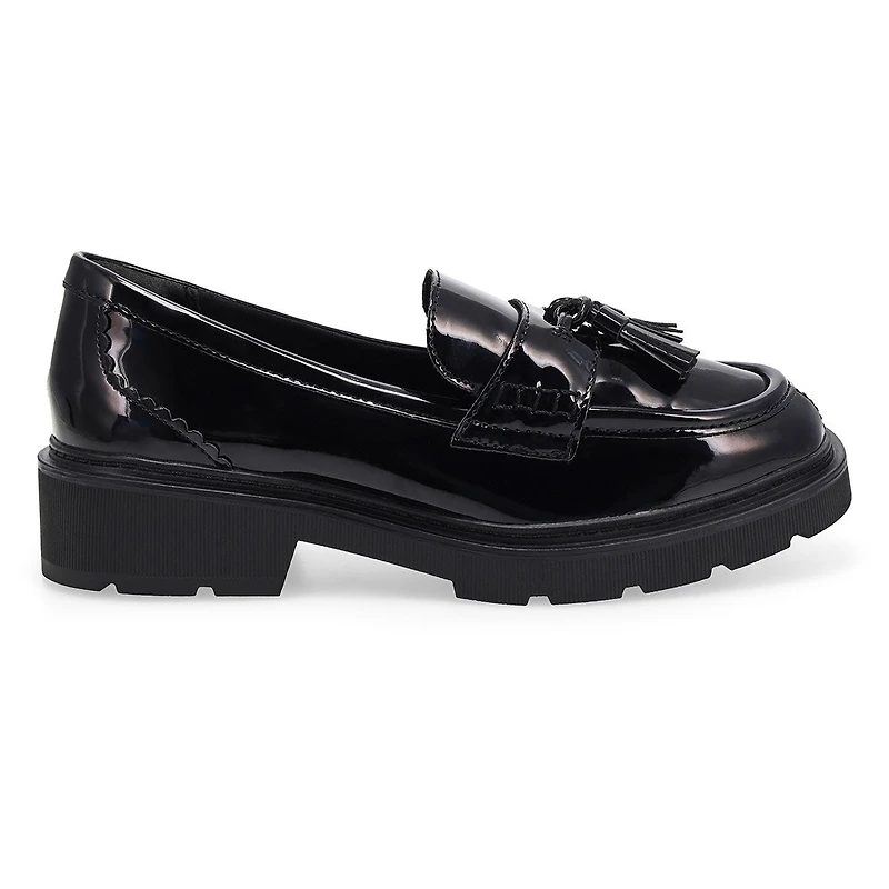 Women's Lauryl Tassel Patent Wide Dress Loafer - B