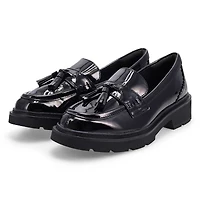 Women's Lauryl Tassel Patent Wide Dress Loafer - B