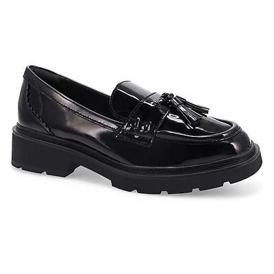 Women's Lauryl Tassel Patent Wide Dress Loafer - B