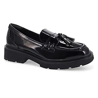 Women's Lauryl Tassel Patent Wide Dress Loafer - B