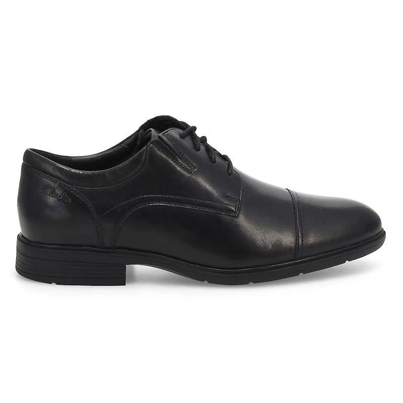 Men's Steadwell Cap Wide Dress Oxford  - Black