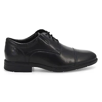 Men's Steadwell Cap Wide Dress Oxford  - Black