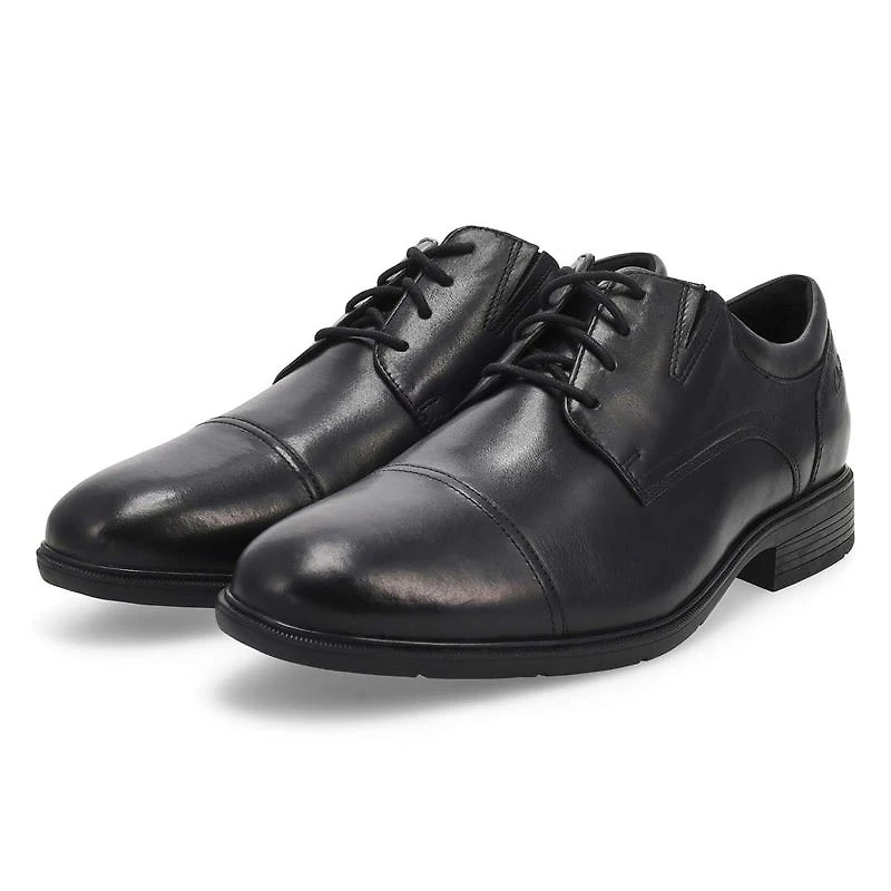 Men's Steadwell Cap Wide Dress Oxford  - Black