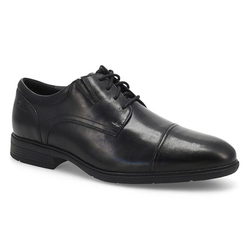 Men's Steadwell Cap Wide Dress Oxford  - Black