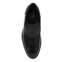 Men's Steadwell Step Slip On Wide Dress Shoe -Blac