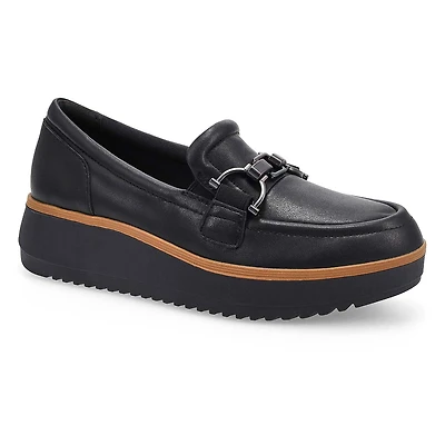 Women's Zylah Top Platform Loafer - Black