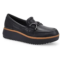 Women's Zylah Top Platform Loafer - Black