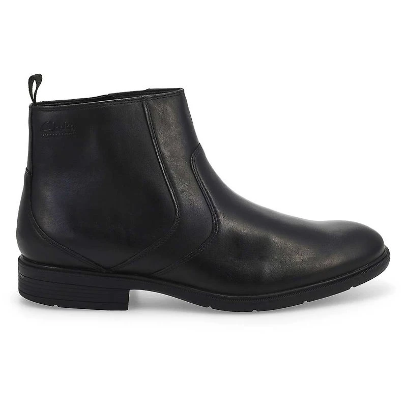 Men's Steadwell Zip Casual Ankle Boot - Black