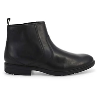 Men's Steadwell Zip Casual Ankle Boot - Black