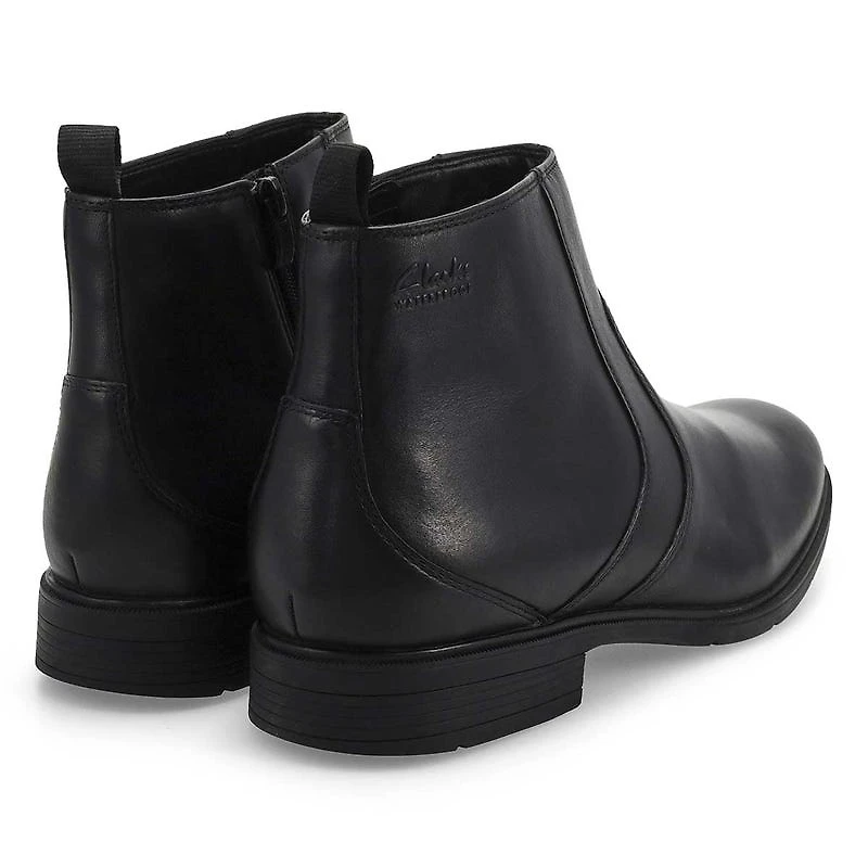 Men's Steadwell Zip Casual Ankle Boot - Black