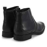 Men's Steadwell Zip Casual Ankle Boot - Black