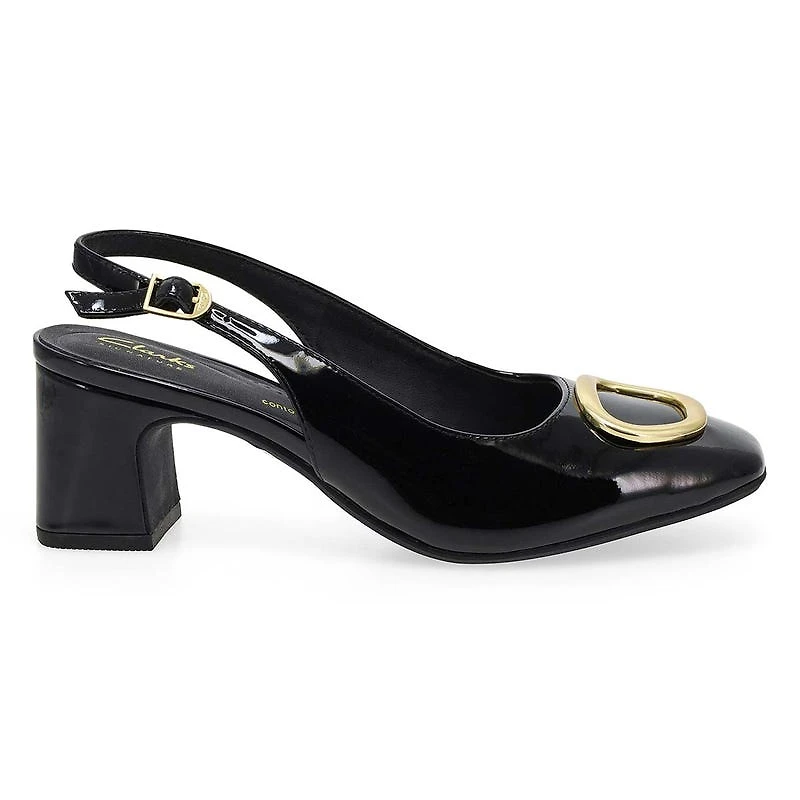 Women's Fernie Sling Dress Heel - Black Patent