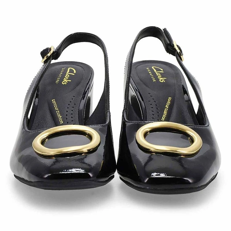 Women's Fernie Sling Dress Heel - Black Patent