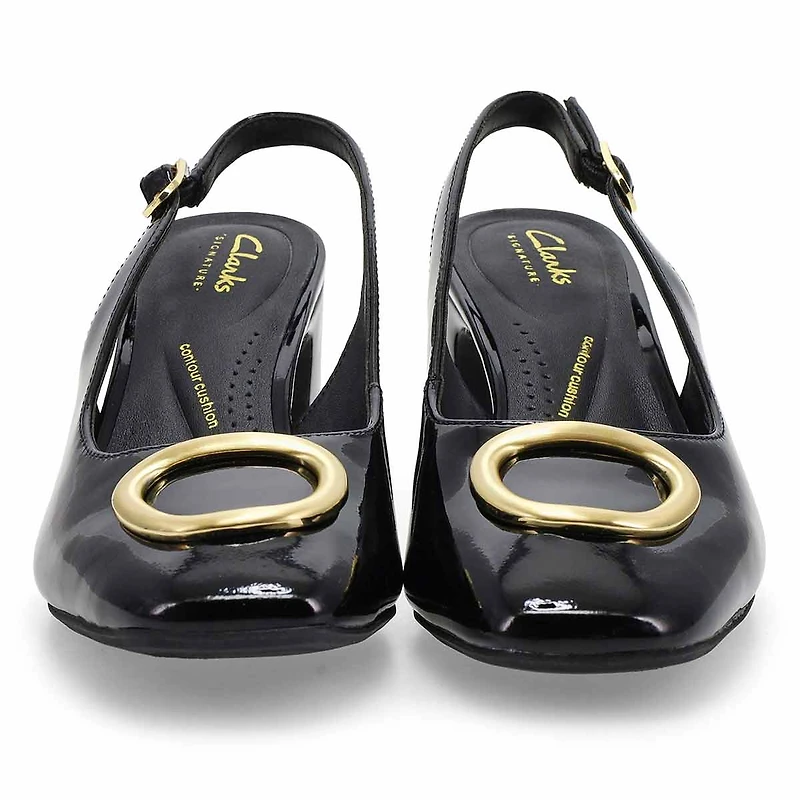 Women's Fernie Sling Dress Heel - Black Patent