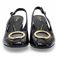Women's Fernie Sling Dress Heel - Black Patent