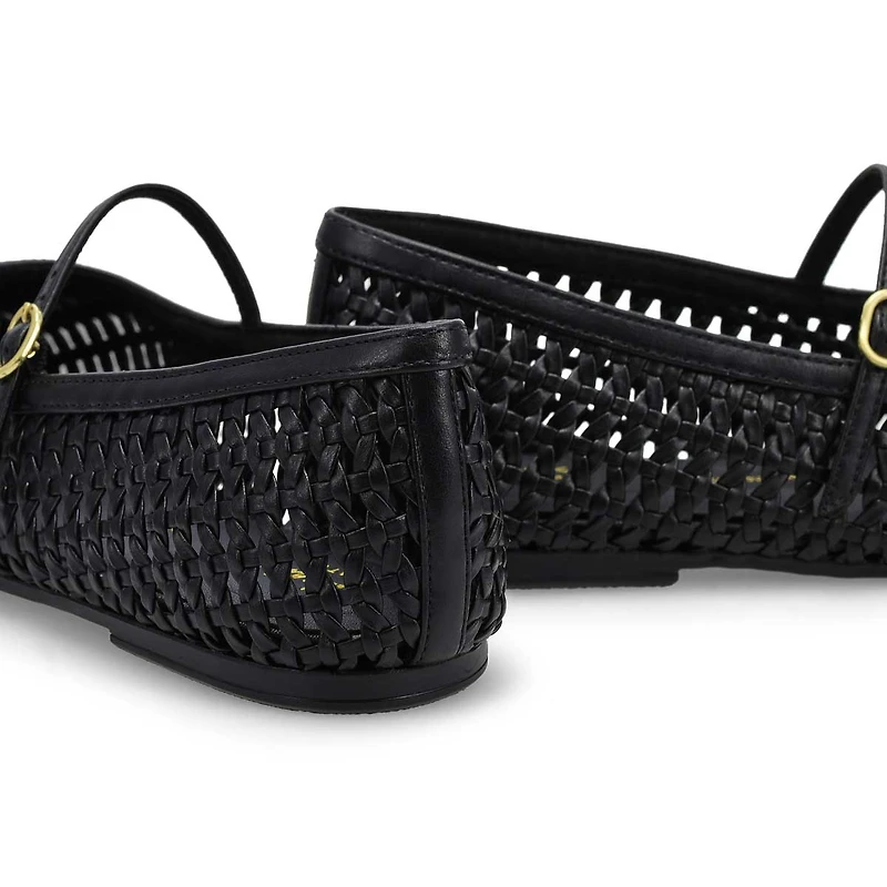 Women's Livia Sky Woven Maryjane Dress Flat