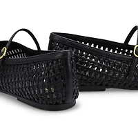 Women's Livia Sky Woven Maryjane Dress Flat