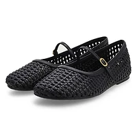 Women's Livia Sky Woven Maryjane Dress Flat