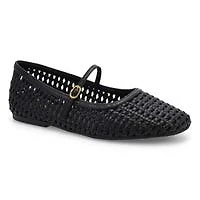 Mary Jane tissage souple LIVIA SKY, noir,