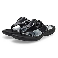 Women's Breeze Cove Thong Sandal - Black Patent