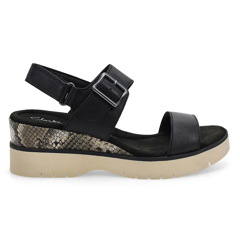 Women's Diaz Rose Platform Sandal - Black Combi