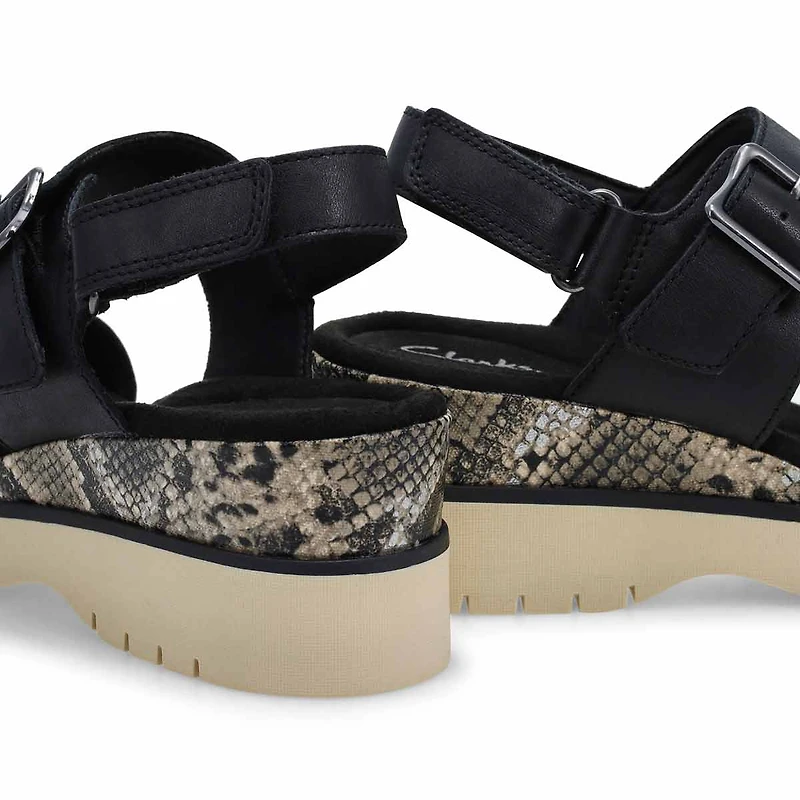 Women's Diaz Rose Platform Sandal - Black Combi