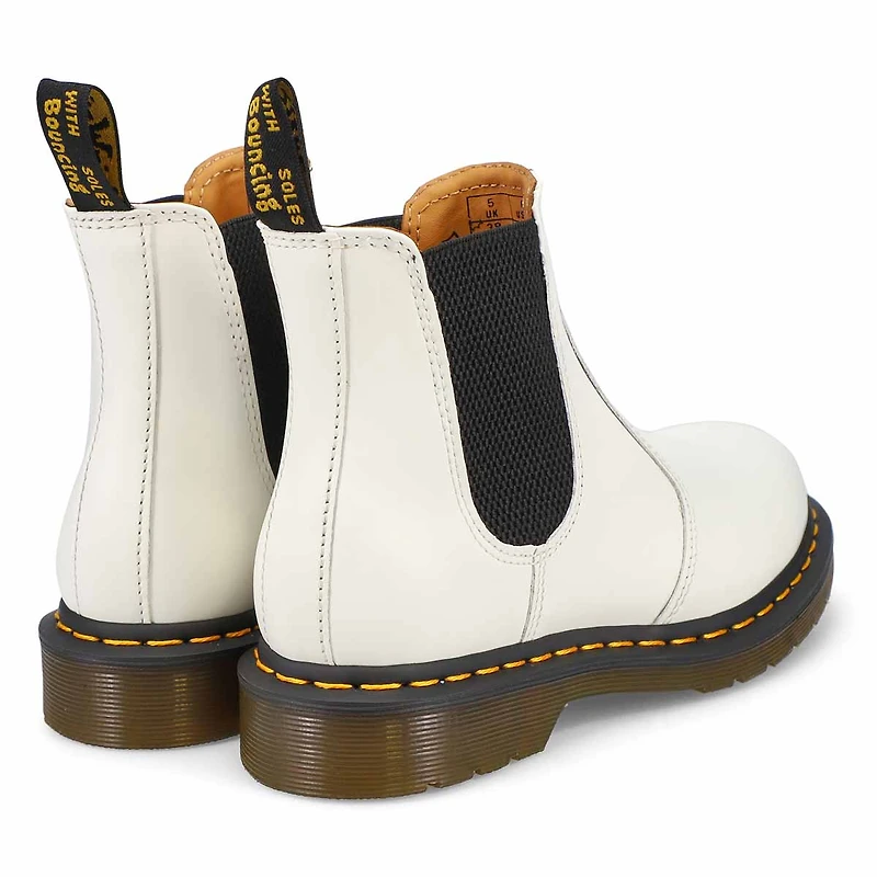 Chelseas 2976 YELLOW STITCH, blanc, femmes