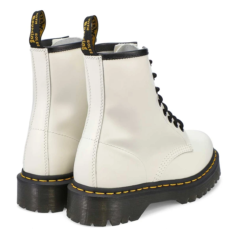 Botte en cuir à 8 œillets 1460 BEX, noir, femmes