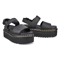 Women's Voss Quad 2 Strap Platform Sandal - Black