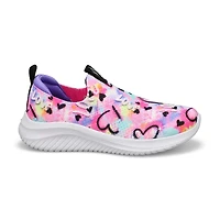 Girls'  Ultra Flex 3.0 Graffiti Rush Sneaker - Mul